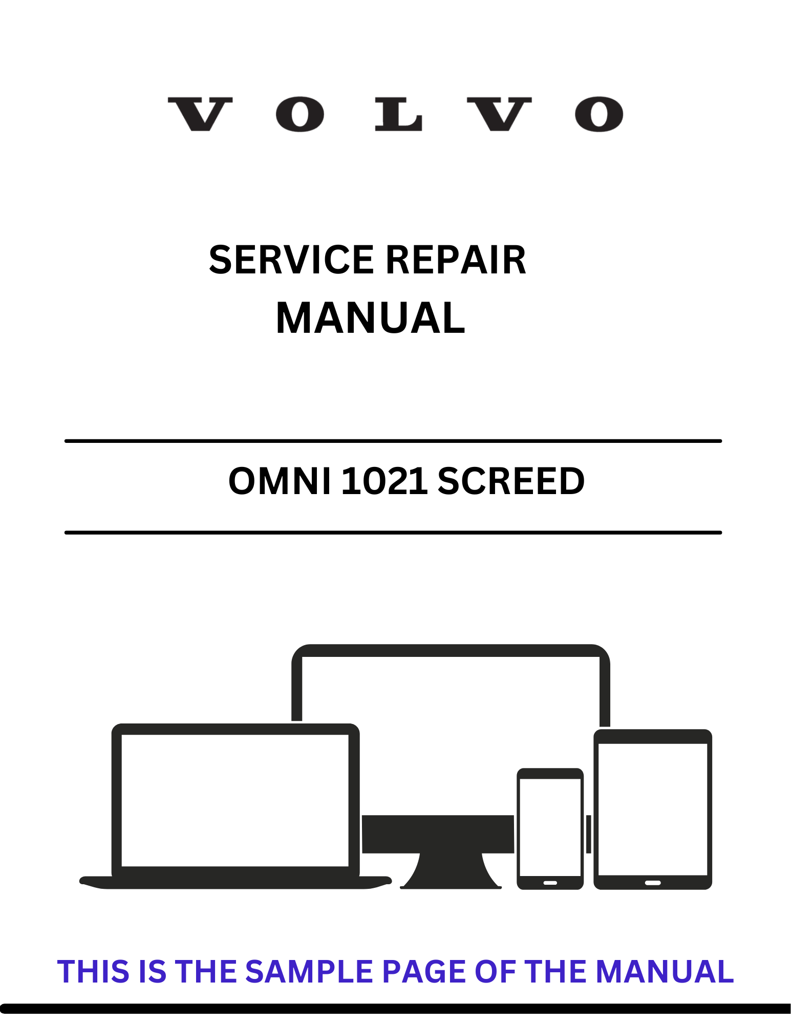  Discover the comprehensive Volvo Omni 1021 Screed (SCR) service repair manual in PDF format. Access essential maintenance and repair information today.