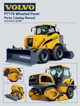 Discover the essential VOLVO P7170 Wheeled Paver Parts Catalog Manual, specifically designed for serial number 387001. This comprehensive PDF file serves as a vital resource for maintenance and repair, ensuring your equipment operates at peak performance.