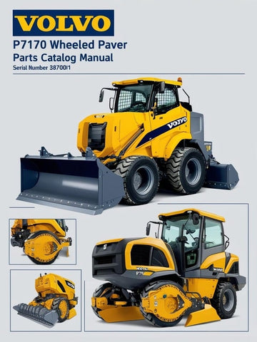 Discover the essential VOLVO P7170 Wheeled Paver Parts Catalog Manual, specifically designed for serial number 387001. This comprehensive PDF file serves as a vital resource for maintenance and repair, ensuring your equipment operates at peak performance.