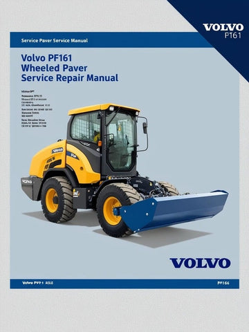 Discover the ultimate resource for maintaining and repairing your VOLVO PF161 Wheeled Paver with our comprehensive Service Repair Manual in PDF format. This manual is designed to provide you with detailed insights and step-by-step instructions, ensuring that you can tackle any repair or maintenance task with confidence.