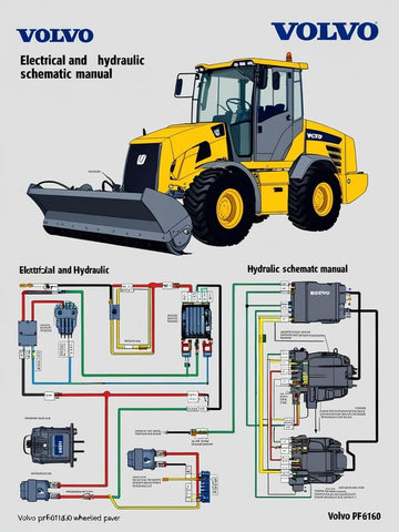 Discover the essential VOLVO PF6160 Wheeled Paver Electrical and Hydraulic Schematic Manual, now available in a convenient PDF format. This comprehensive guide is designed for professionals in the construction and paving industry, providing detailed schematics that simplify troubleshooting and maintenance tasks.