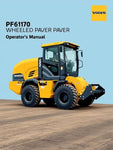 Discover the essential VOLVO PF6170 Wheeled Paver Operator Manual, now available in a convenient PDF format. This comprehensive guide is designed to enhance your operational efficiency and ensure optimal performance of your paver. With detailed instructions and clear illustrations, you can easily navigate through the functionalities and maintenance requirements of your equipment.