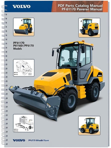 Discover the ultimate resource for maintaining your VOLVO PF6170 Wheeled Paver with our comprehensive Parts Catalog Manual. This PDF file is specifically designed for models SN PF6160 and PF6170, providing you with detailed diagrams and part numbers to streamline your repair and maintenance processes.