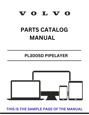 Unlock the full potential of your VOLVO PL3005D Pipelayer with our comprehensive Parts Catalog Manual. Designed specifically for serial numbers 210001-210071 and 280001, this PDF file serves as an essential resource for maintenance and repair, ensuring your equipment operates at peak performance.