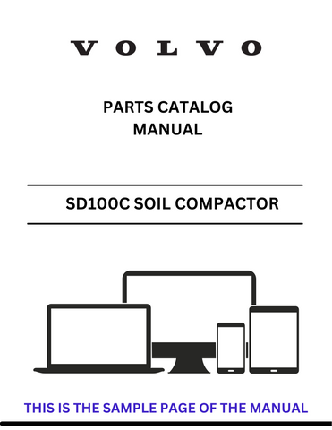 Discover the comprehensive parts catalog manual for the VOLVO SD100C Soil Compactor. Access the PDF file for detailed specifications and maintenance guidance.