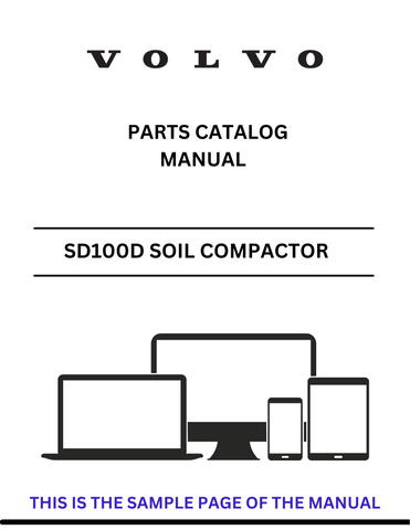 Discover the comprehensive parts catalog manual for the VOLVO SD100D Soil Compactor. Access the PDF file for detailed specifications and maintenance guidance.