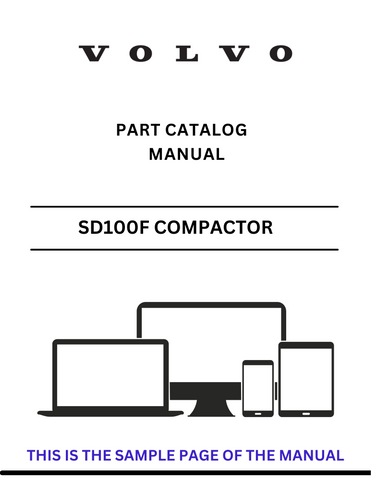 Discover the comprehensive parts catalog manual for the VOLVO SD100F C SD 100 Compactor. Access the PDF file for detailed specifications and components.
