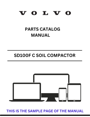 Discover the comprehensive parts catalog manual for the VOLVO SD100F C Soil Compactor. Access the PDF file for detailed specifications and maintenance guidance.