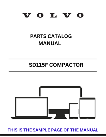 Discover the comprehensive parts catalog manual for VOLVO SD115F and SD100 compactors. Access the PDF file for detailed specifications and components.