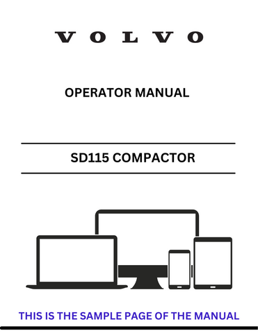  Discover the comprehensive operator manual for the VOLVO SD115 and SD100 Compactor. Download the PDF for essential guidance and operational tips.