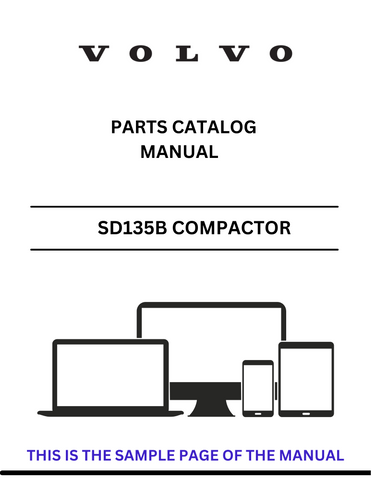 Discover the comprehensive parts catalog manual for VOLVO SD135B and SD100 compactors. Access the PDF file for detailed specifications and components.