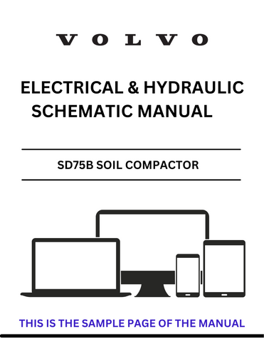Discover the essential VOLVO SD75B Soil Compactor Electrical and Hydraulic Schematic Manual, now available in a convenient PDF format. This comprehensive guide is designed for professionals and enthusiasts alike, providing detailed schematics that simplify maintenance and troubleshooting for your compactor.