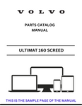 Discover the comprehensive parts catalog manual for the VOLVO ULTIMAT 160 PID.1 SCREED (SCR). Access the PDF file for detailed specifications and diagrams.