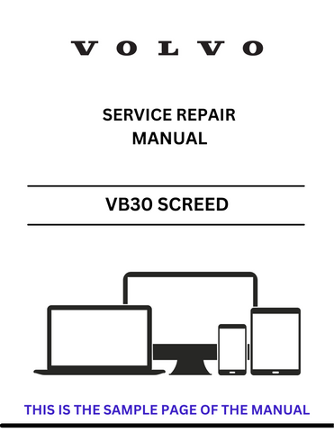  Discover the comprehensive service repair manual for the VOLVO VB30 PID. 12840964 SCREED (SCR) in PDF format. Essential for efficient maintenance and repairs.