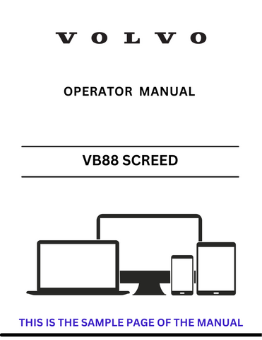 Discover the comprehensive VOLVO VB88 ETC Screed Operator Manual in PDF format. Access essential guidelines for efficient operation and maintenance today.
