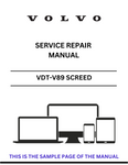 Discover the comprehensive service repair manual for the VOLVO VDT-V89 ETC Screed (SCR). Download the PDF for expert guidance and maintenance tips.