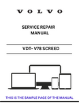 Discover the comprehensive service repair manual for the VOLVO VDT-V78 ETC Screed. Download the PDF file for expert guidance and maintenance tips.