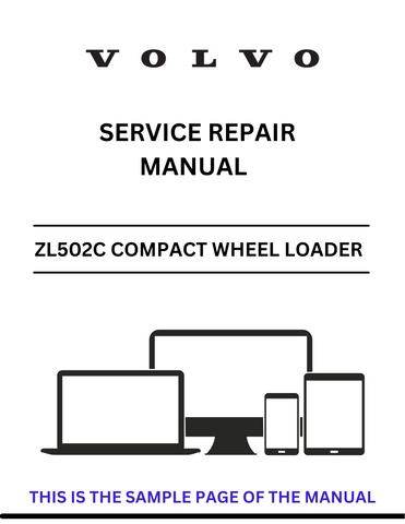 Discover the comprehensive service repair manual for the VOLVO ZL502C Compact Wheel Loader. Download the PDF for expert guidance and maintenance tips.