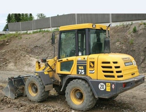 WA65-3, WA65-3 Parallel Lift, WA75-3, WA85-3, WA90-3, WA95-3 Komatsu Wheel Loader Service Repair Manual Download PDF - Manual labs