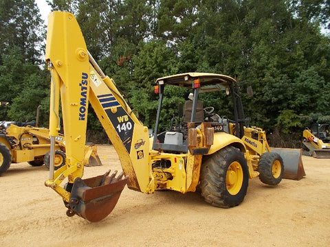 WB140-2, WB150-2 Komatsu Backhoe Loader Service Repair Manual SN: 140F11531 and up, 150F10303 and up Download PDF - Manual labs
