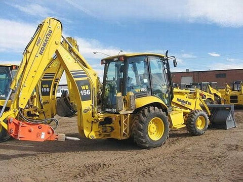 WB156PS-5 Komatsu Backhoe Loader Service Repair Manual SN: A73001 and up Download PDF - Manual labs