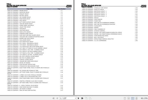 Discover the ultimate resource for maintaining your Willmar Liquid Sprayer with the comprehensive Air Ride 745 Parts Catalog Manual (WRP0378).