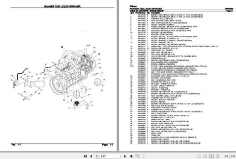 Discover the ultimate resource for maintaining your Willmar Liquid Sprayer Ranger 7200 with the comprehensive Parts Catalog Manual (WRP0393) in PDF format.
