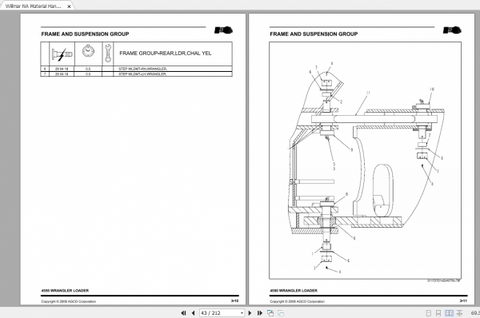 Introducing the WILLMAR NA Material Handling 4550 Wrangler Loader Repair Time Schedule Manual, a comprehensive PDF resource designed for professionals in the field.
