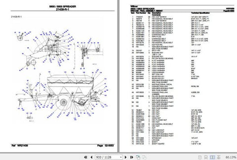 With easy navigation and clear illustrations, this manual simplifies the process of identifying the right components for your spreader. Whether you're a seasoned technician or a DIY enthusiast,