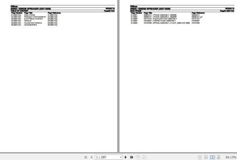 Enhance your maintenance and repair capabilities with the WILLMAR SPREADER SS600 and SS800B Parts Catalog Manual (WR330118). This comprehensive PDF file serves as an essential resource for anyone looking to keep their spreaders in optimal condition.