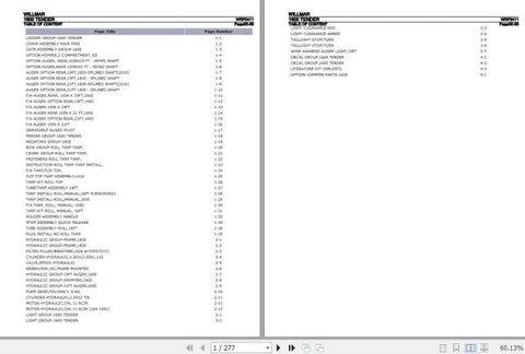 Discover the ultimate resource for your Willmar Tender 1600 with the comprehensive Parts Catalog Manual (WRP0411) in PDF format. This essential guide provides detailed diagrams and part numbers, ensuring you have everything you need to maintain and repair your equipment efficiently.