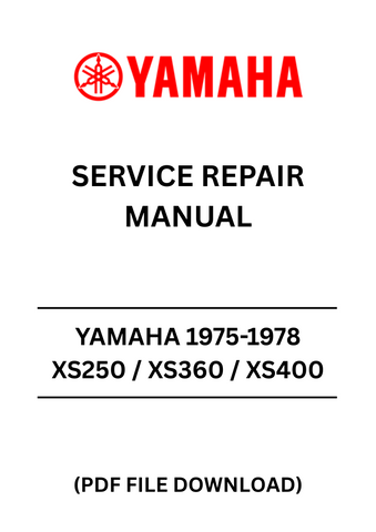 Unlock the full potential of your Yamaha XS250, XS360, or XS400 with our comprehensive Service Repair Manual, specifically designed for models from 1975 to 1978. This PDF file is an essential resource for both novice and experienced mechanics, providing detailed instructions and diagrams to guide you through every repair and maintenance task.