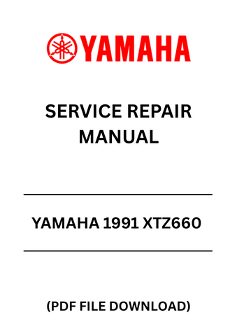 Unlock the full potential of your 1991 Yamaha XTZ660 with our comprehensive Service Repair Manual in PDF format. This essential guide is designed to provide you with detailed instructions and insights, ensuring that you can perform maintenance and repairs with confidence.