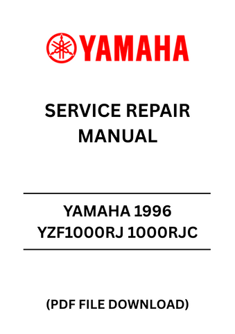 Unlock the full potential of your YAMAHA 1996 YZF1000RJ with our comprehensive Service Repair Manual in PDF format. This essential guide is designed for both seasoned mechanics and DIY enthusiasts, providing detailed instructions and diagrams to ensure your motorcycle runs at its best.