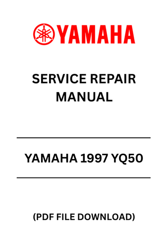Unlock the full potential of your 1997 Yamaha YQ50 with our comprehensive Service Repair Manual in PDF format. This essential guide is designed to provide you with detailed instructions and insights, ensuring that you can perform maintenance and repairs with confidence.