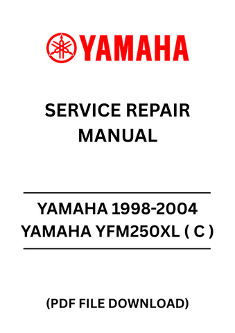 Unlock the full potential of your 1998-2004 Yamaha YFM250XL Beartracker with our comprehensive Service Repair Manual in PDF format. This essential guide provides detailed instructions and diagrams, ensuring you have everything you need for effective maintenance and repairs.