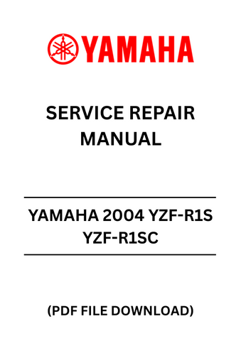 Unlock the full potential of your 2004 YAMAHA YZF-R1S with our comprehensive Service Repair Manual in PDF format. This essential guide is designed for both seasoned mechanics and DIY enthusiasts, providing detailed instructions and diagrams to help you tackle any repair or maintenance task with confidence.