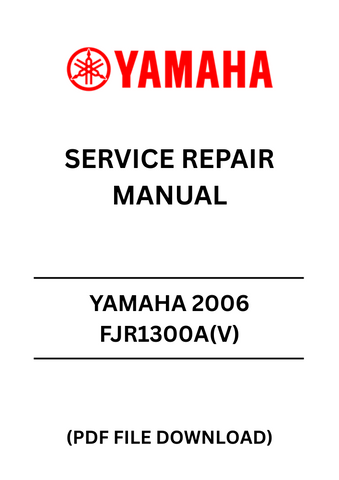 Unlock the full potential of your 2006 Yamaha FJR1300A(V) with our comprehensive Service Repair Manual in PDF format. This essential guide is designed for both seasoned mechanics and DIY enthusiasts, providing detailed instructions and diagrams to help you tackle any repair or maintenance task with confidence.