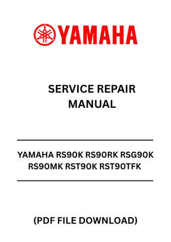 Unlock the full potential of your Yamaha snowmobile with the comprehensive RS90K, RS90RK, RSG90K, RS90MK, RST90K, and RST90TFK Service Repair Manual. This PDF file is an essential resource for both novice and experienced mechanics, providing detailed instructions and diagrams to ensure your snowmobile runs smoothly and efficiently.