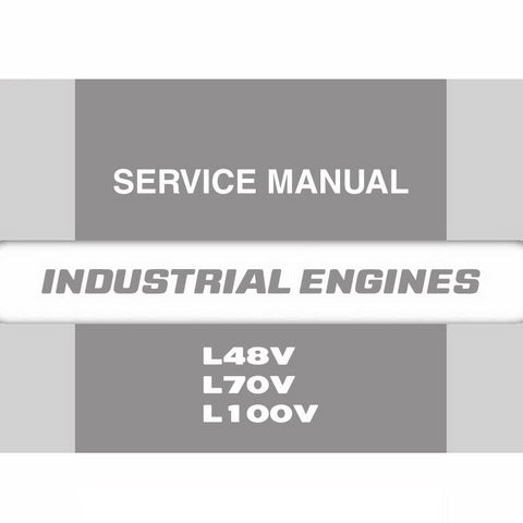 YANMAR L48V, L70V, L100V (LV SERIES) ENGINE WORKSHOP SERVICE REPAIR MANUAL - PDF FILE DOWNLOAD