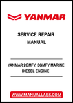 YANMAR 2GMFY, 3GMFY MARINE DIESEL ENGINE SERVICE REPAIR MANUAL - PDF FILE