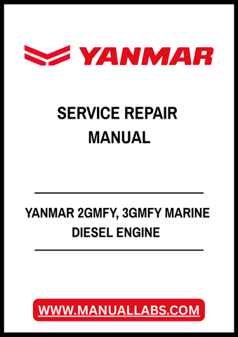 YANMAR 2GMFY, 3GMFY MARINE DIESEL ENGINE SERVICE REPAIR MANUAL - PDF FILE