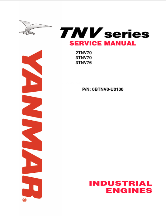 YANMAR 2TNV70, 3TNV70, 3TNV76 (0BTNV0-U0100) SERVICE MANUAL - PDF FILE