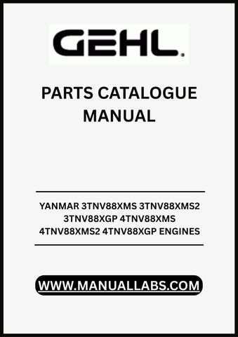 UNLOCK THE FULL POTENTIAL OF YOUR YANMAR ENGINES WITH THE COMPREHENSIVE PARTS CATALOGUE MANUAL FOR MODELS 3TNV88XMS, 3TNV88XMS2, 3TNV88XGP, 4TNV88XMS, 4TNV88XMS2, AND 4TNV88XGP.