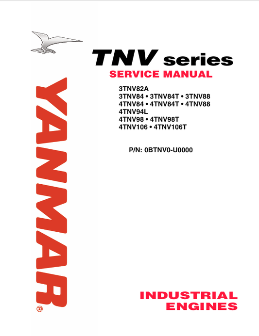 YANMAR 3TNV, 4TNV (0BTNV0-U0000) SERVICE MANUAL - PDF FILE