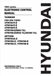 YANMAR 3TNV, 4TNV ELECTRONIC CONTROL MANUAL - PDF FILE