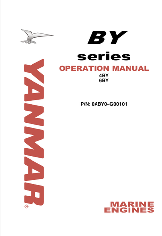 YANMAR 4BY, 6BY (0ABY0–G00101) OPERATION MANUAL - PDF FILE