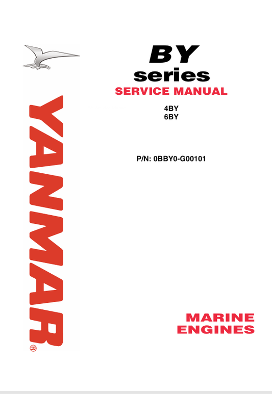 YANMAR 4BY, 6BY (0BBY0-G00101) SERVICE REPAIR MANUAL - PDF FILE