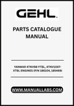 UNLOCK THE FULL POTENTIAL OF YOUR YANMAR 4TNV98-YTBL AND 4TNV106T-XTBL ENGINES WITH OUR COMPREHENSIVE PARTS CATALOGUE MANUAL (P/N 186104, 185469) IN PDF FORMAT.