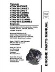YANMAR 4TNV98 (917304) PARTS MANUAL - PDF FILE